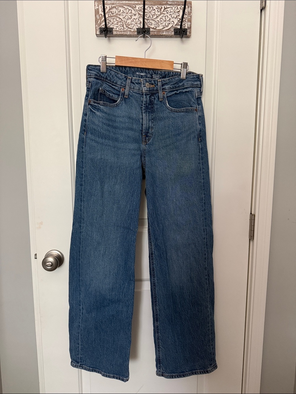 Old Navy Ski-Hi Wide Leg Jeans